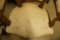 Pair of Louis XV style armchairs Mid 20th Century