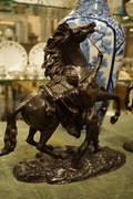 Pair of Marley Horses bronzes after Coustou Around 1900