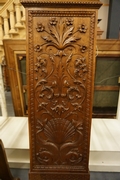 Pair of pedestal tables in walnut, France 2nd half 19th Century