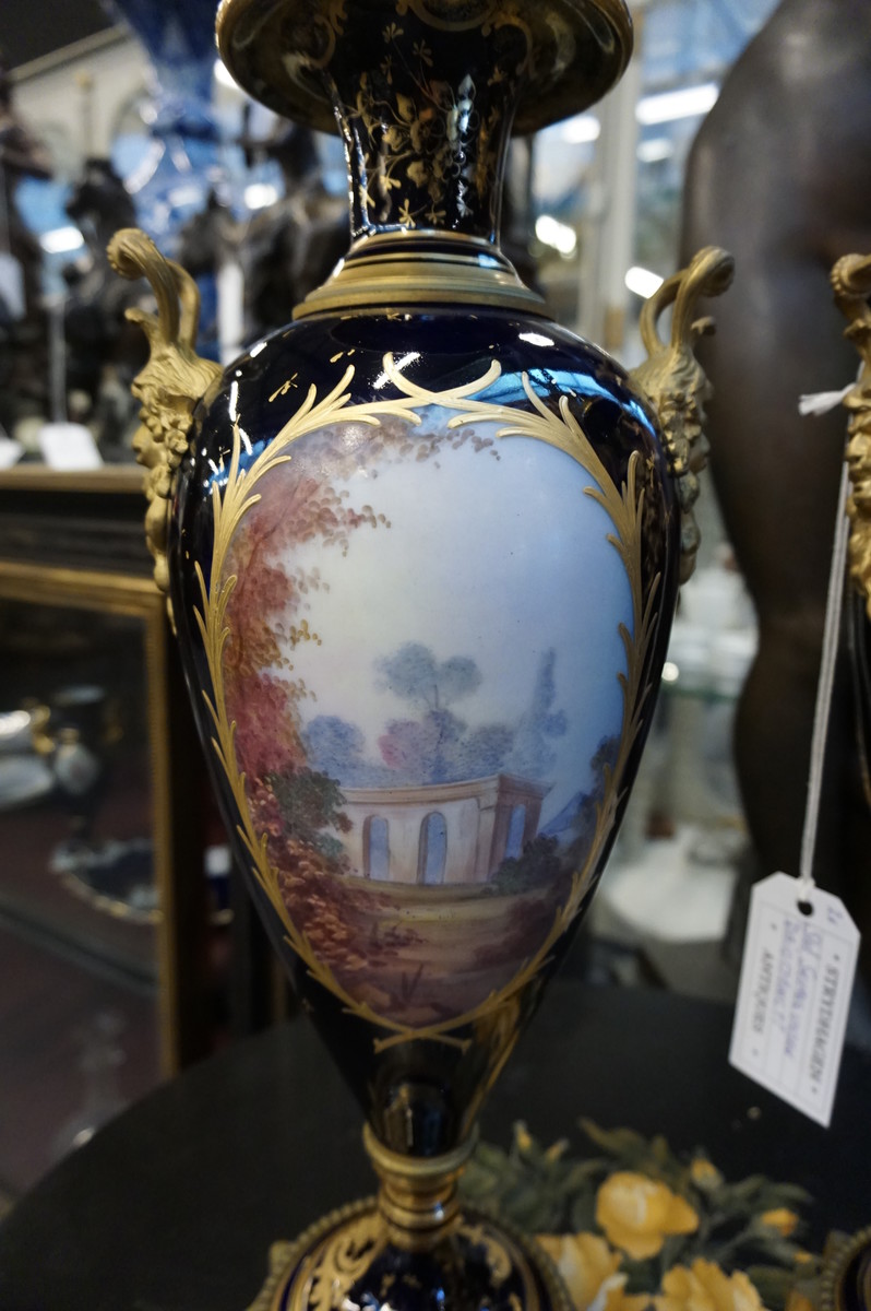 Pair of Sevres vases