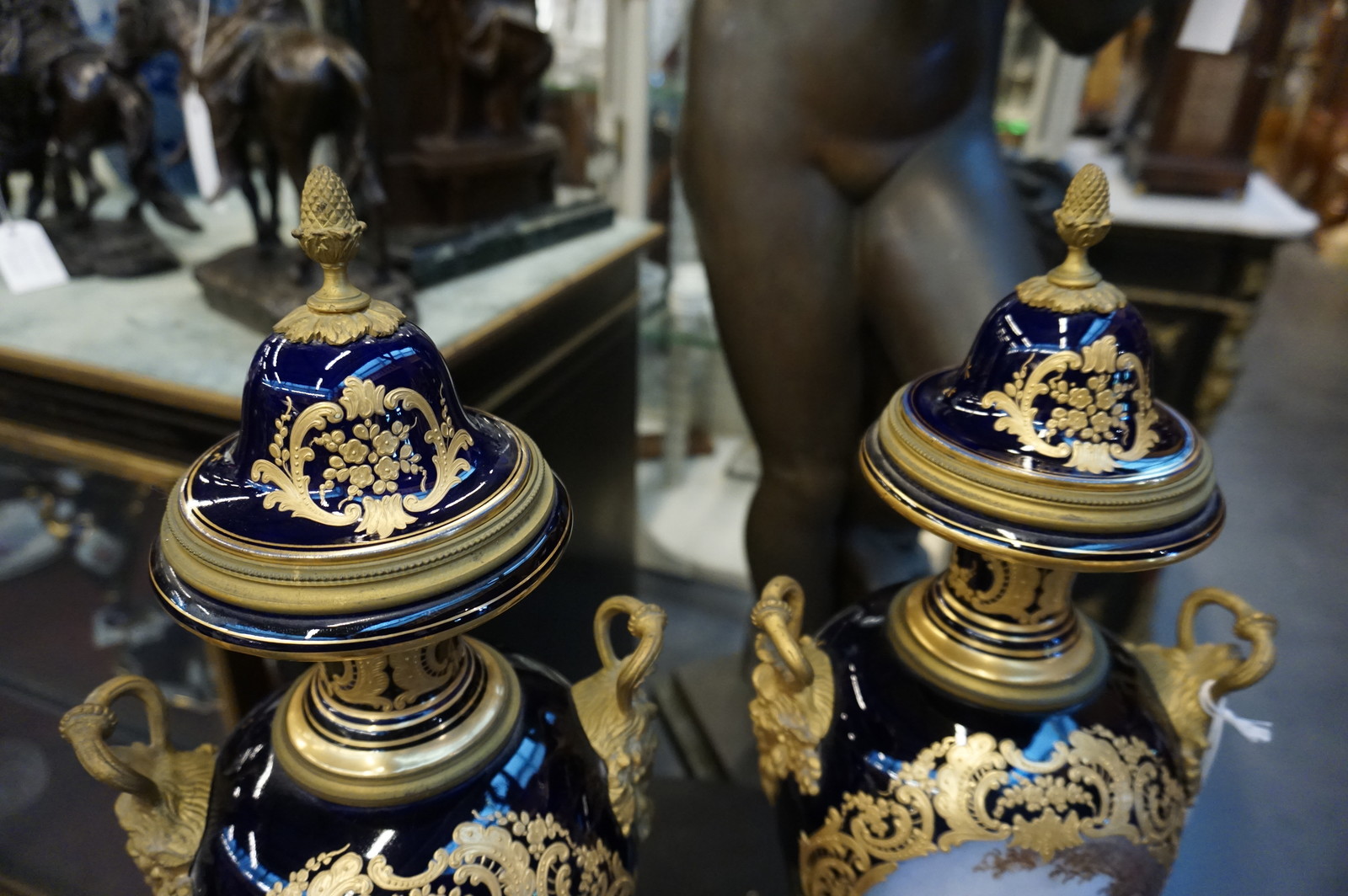 Pair of Sevres vases