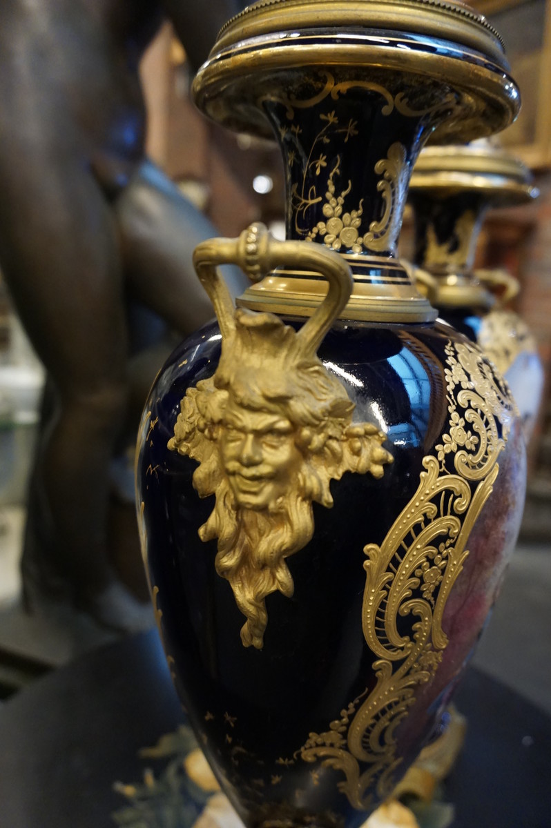 Pair of Sevres vases