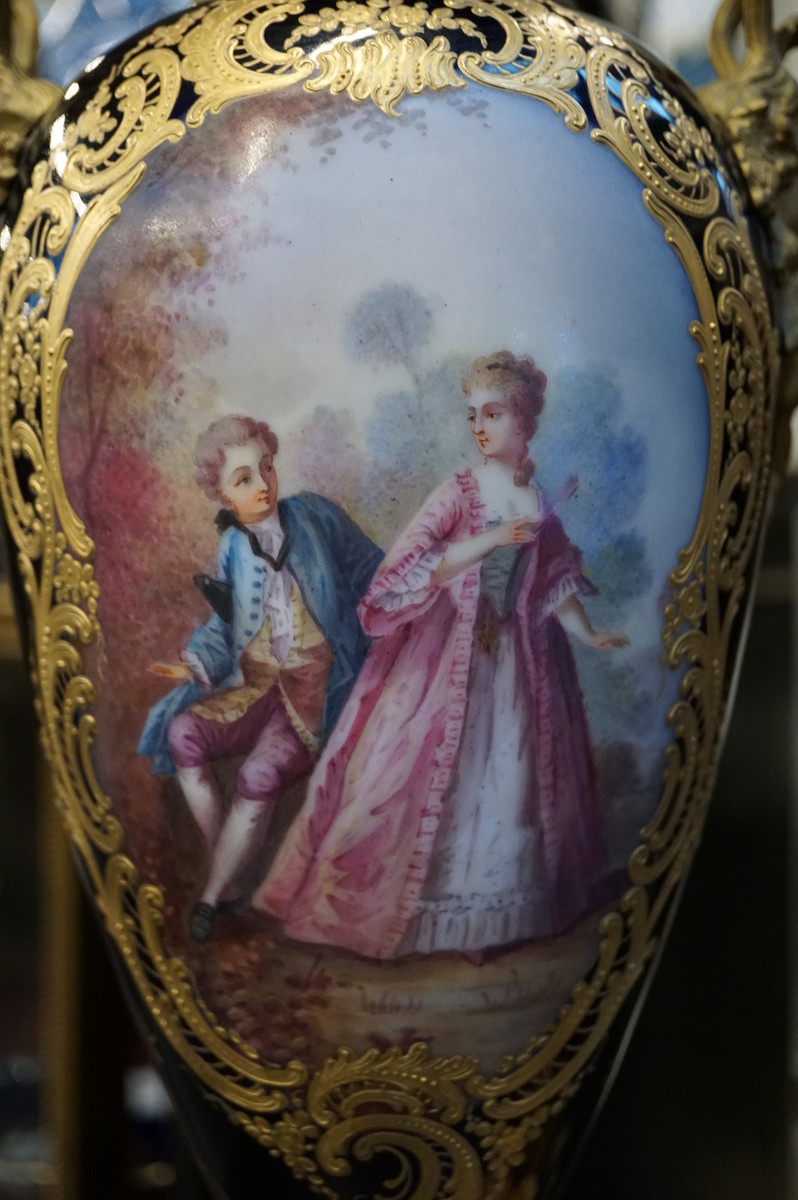 Pair of Sevres vases