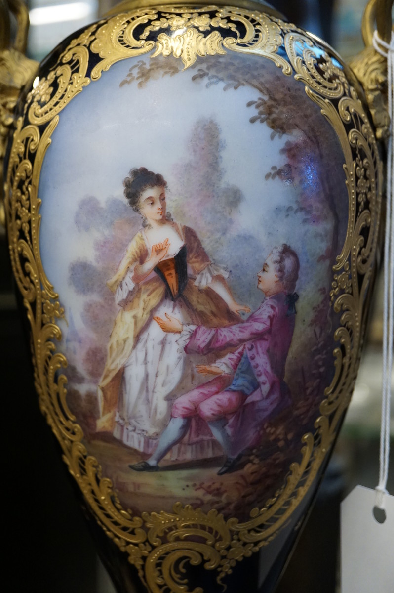 Pair of Sevres vases