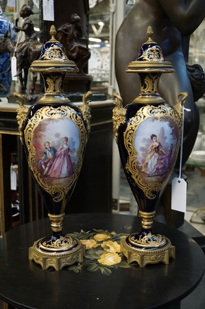 Pair of Sevres vases