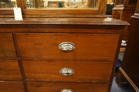 Pair of shop vitrines in mahogany, England around 1900