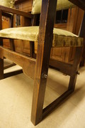 Pair of Spanish walnut armchairs 18th Century