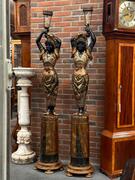 Pair of Venetian Floorlamps, 184h cm
