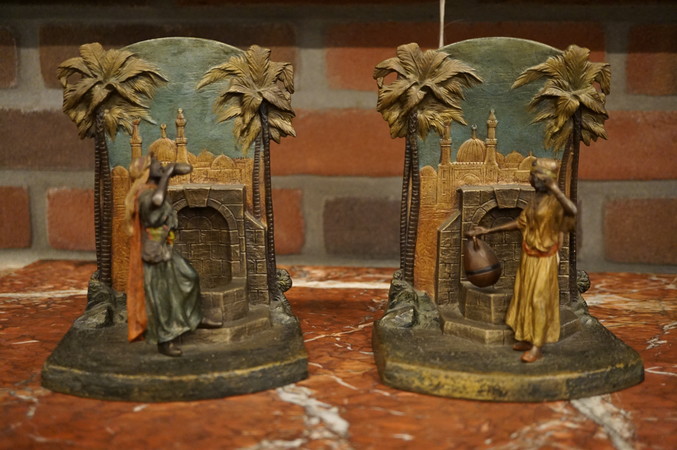 Pair of Vienna bronzes