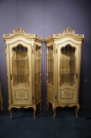 Pair of vitrines