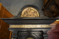 Pair of wall cabinets with bronzes 19th Century