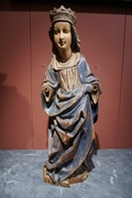 Polychrome sculpture in wood 16th c.