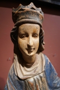 Polychrome sculpture in wood 16th c.