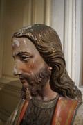 Polychrome wooden Jesus 19th Century