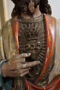 Polychrome wooden Jesus 19th Century