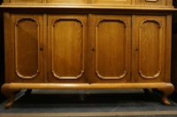 Queen Ann style Vitrine in oak, Holland around 1900