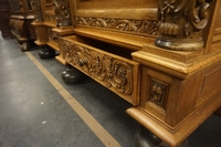 Renaissance style Bookcase in Oak, Holland 2nd half 19th C.