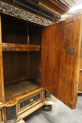 Renaissance style Cabinet in rosewood & ebony, Holland 19th century