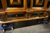 Renaissance style Cabinet in rosewood, Holland 19th century