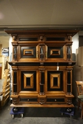 Renaissance style Cabinet in rosewood, Holland 19th century