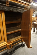 Renaissance style cabinet in rosewood, Holland 19th century