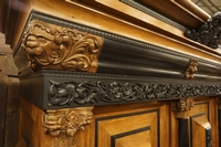 Renaissance style cabinet in rosewood, Holland 19th century