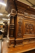 Renaissance style Cabinet in walnut, Italy first part 20th C.