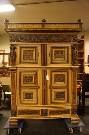 Renaissance painted cabinet