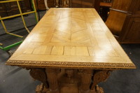 Renaissance style oak table 19th Century