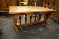 Renaissance style oak table 19th Century