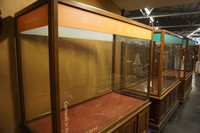 Set of 3 Museum vitrines Around 1900