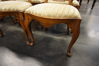 Set of 8 walnut chairs Around 1900