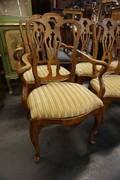 Set of 8 walnut chairs Around 1900