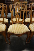 Set of 8 walnut chairs Around 1900