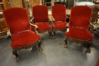 Set of armchairs, Germany around 1900