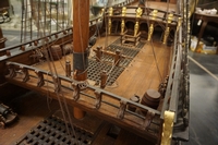 Ship model in wood, Holland early 20th C.