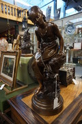 Signed French bronze by Math. Moreau 19th Century