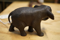 Signed Japanese bronze elephant Around 1900