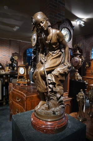 Signed Sculpture by Moreau