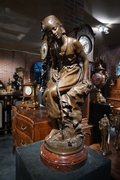 Signed Sculpture by Moreau in bronze, France 19th century