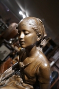 Signed Sculpture by Moreau in bronze, France 19th century