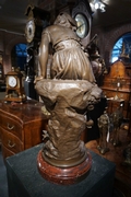 Signed Sculpture by Moreau in bronze, France 19th century