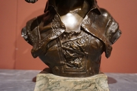 Signed statue by Barbedienne in bronze, France around 1900