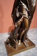 style Signed statue by Laurent in bronze, France 19th century