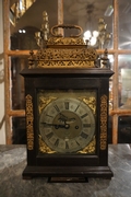 Signed table clock by Edw. Speakman London, England around 1700