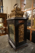 Signed table clock by Edw. Speakman London, England around 1700