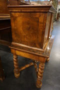 Small antique walnut chest on stand 18th Century