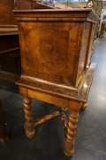 Small antique walnut chest on stand 18th Century