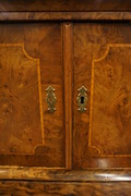 Small antique walnut chest on stand 18th Century