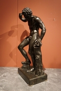 Statue in bronze, France around 1900